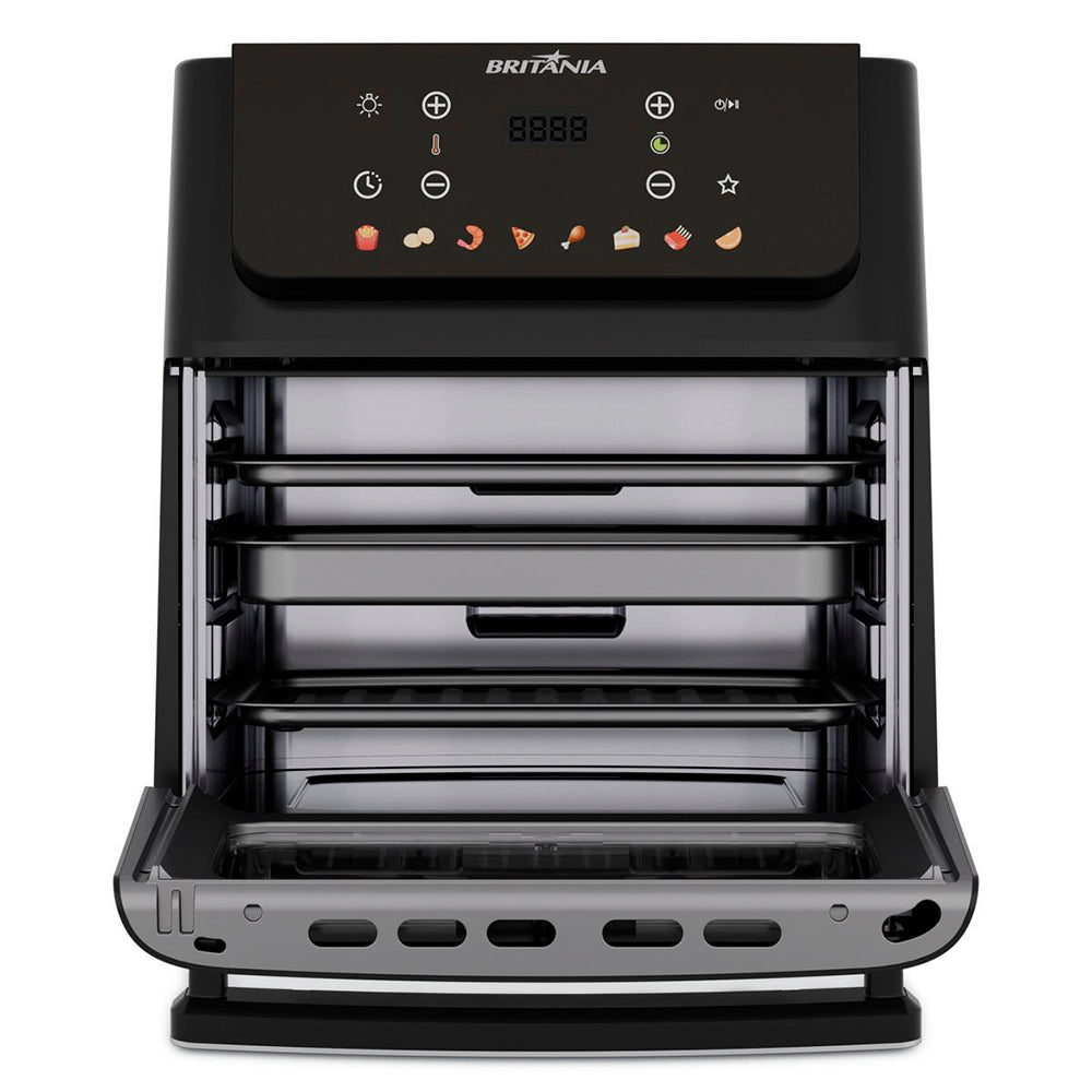 Fritadeira Elétrica Air Fryer Britânia Oven BAF11A 11L 1800W Antiaderente