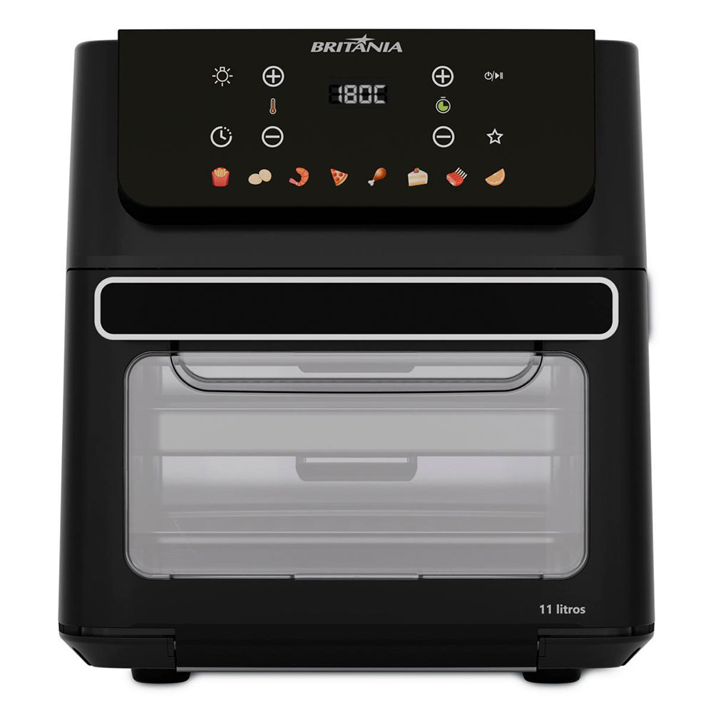 Fritadeira Elétrica Air Fryer Britânia Oven BAF11A 11L 1800W Antiaderente