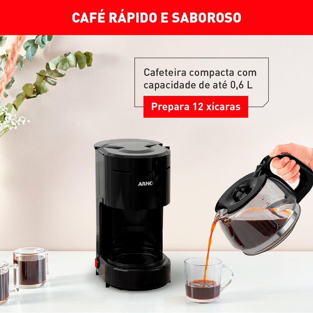 Cafeteira Elétrica Arno Classic 0,6L CFC1