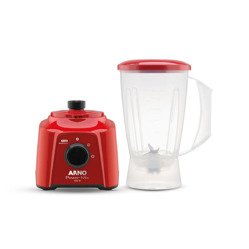 Liquidificador Arno Power Mix 2L 2 Velocidades 550W Lâminas Zelkrom