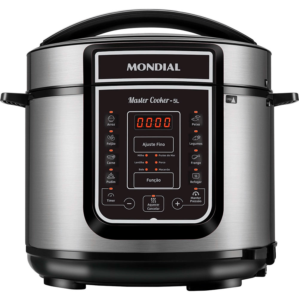 Panela de Pressão Elétrica Mondial MasterCooker 5L Digital Timer PE38