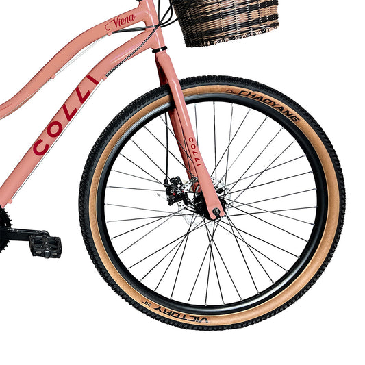 Bicicleta Aro 29 Colli Viena 21 Marchas Freio a Disco com Cestinha