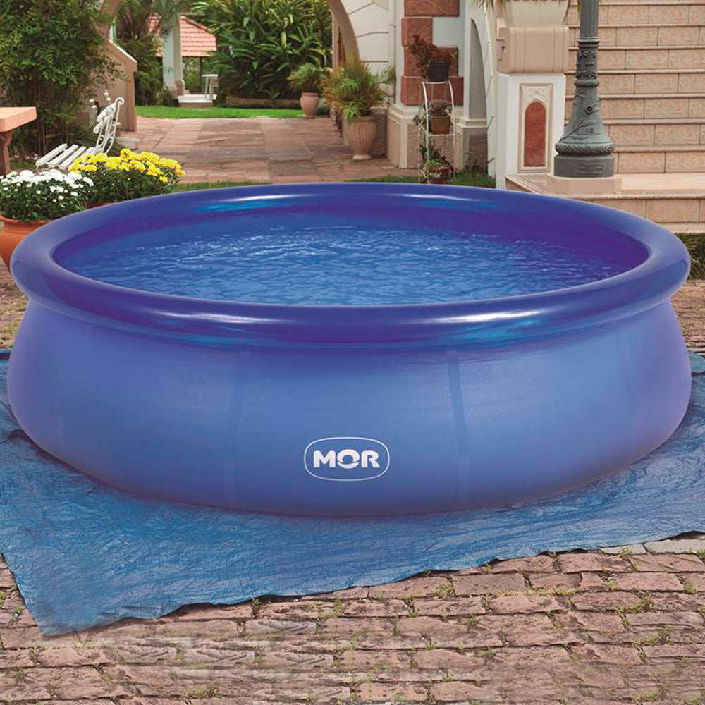 Piscina Inflável com Válvula de Filtro e Kit Reparo Mor Redonda 3400L