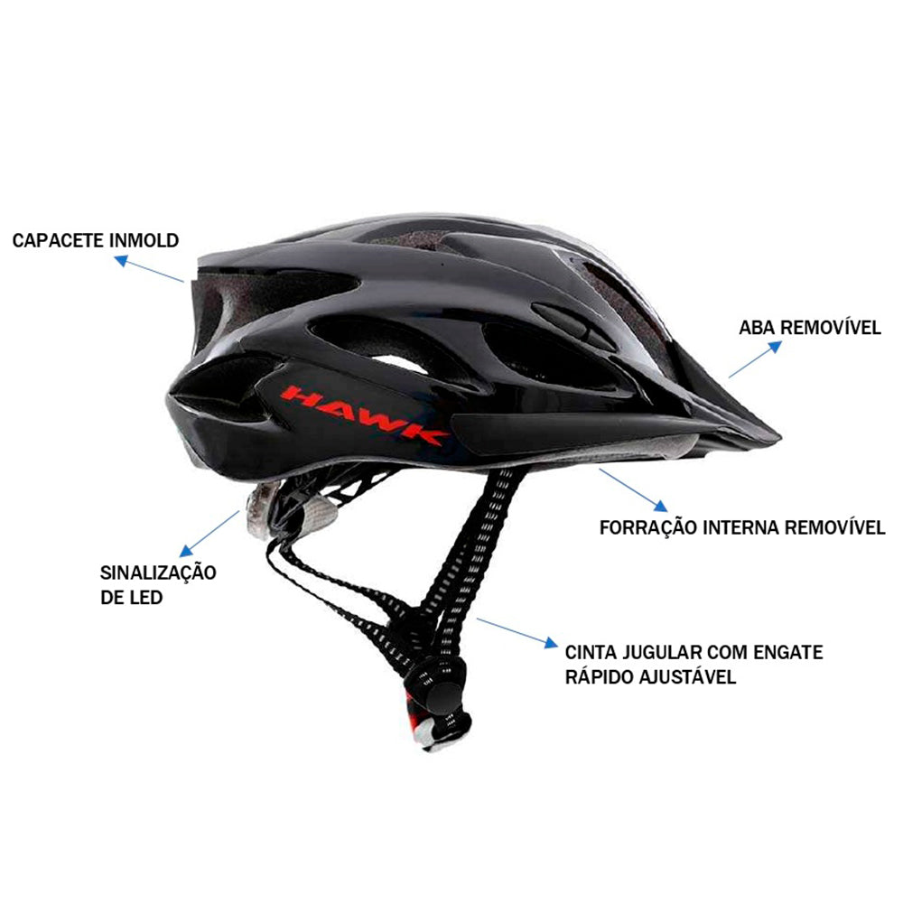 Capacete para Ciclista Aberto M Cairu