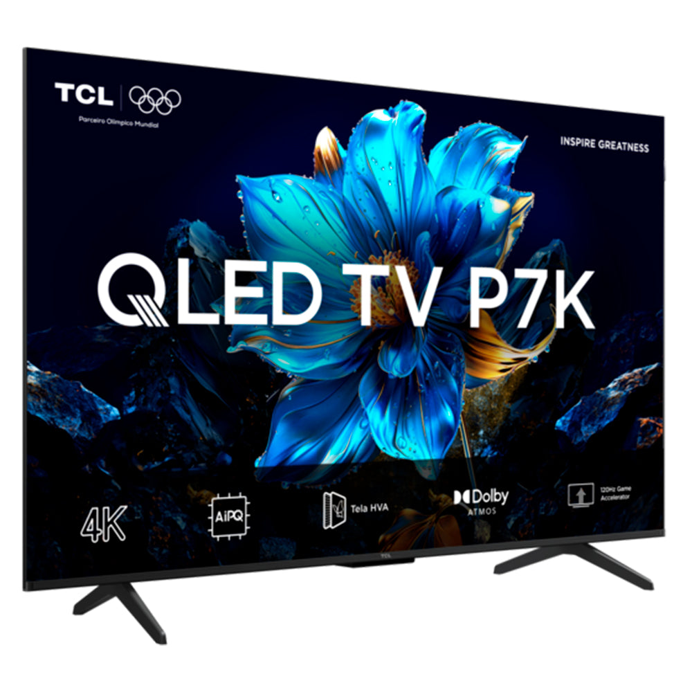 Smart TV TCL QLED 55" 4K Comando de Voz 55P7K