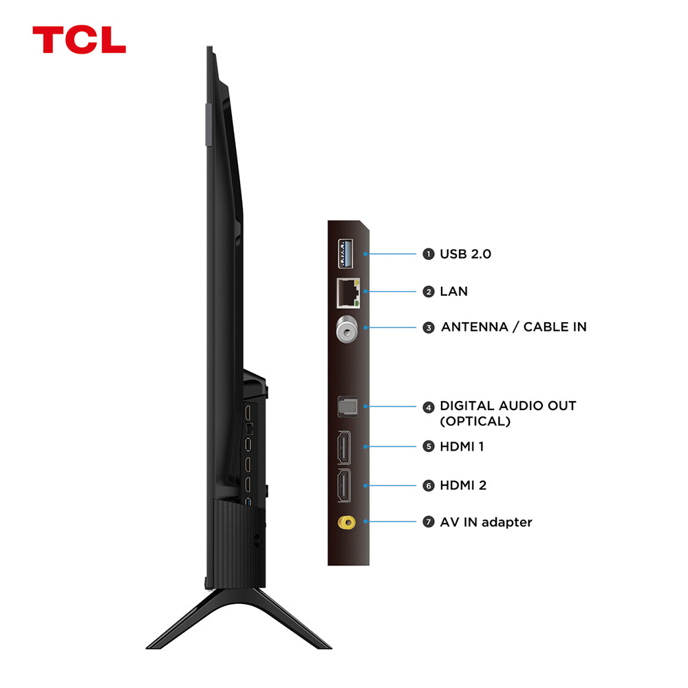 Smart TV TCL QLED 43" Full HD Google TV 43S5K