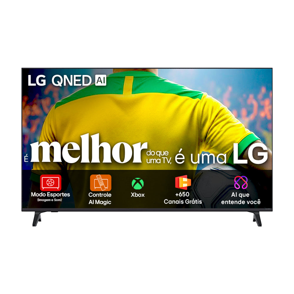 Smart TV LG QNED 55" 4K Wi-Fi Comando de Voz 55QNED73ASA