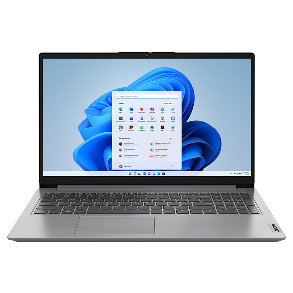 Notebook Lenovo IdeaPad 1i Intel Celeron W11 4GB 128GB 15.6" 82QH0007BR