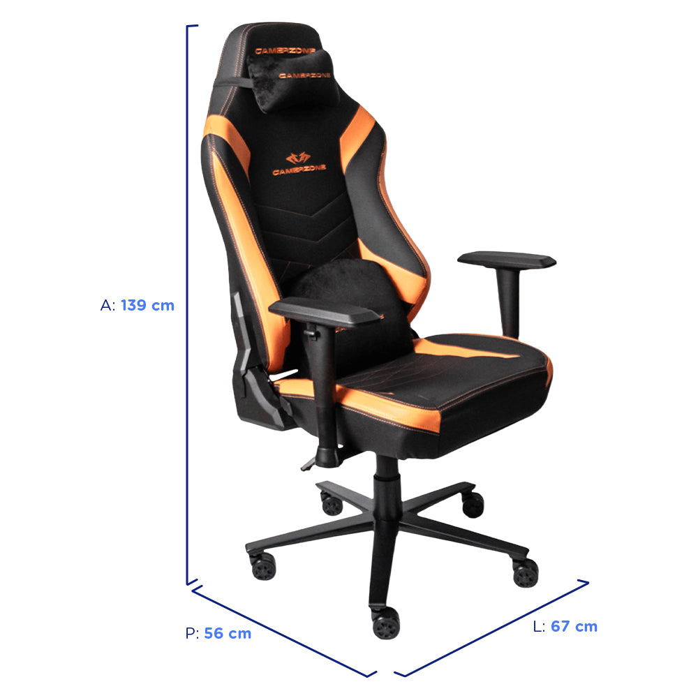Cadeira Gamer Zone Titan Pro Giratória com Encosto Reclinável