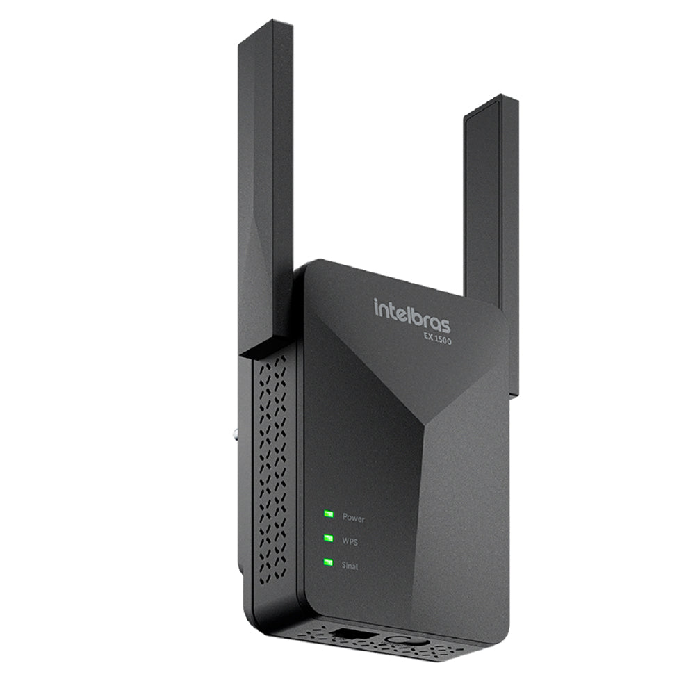 Roteador Intelbras Extensor Mesh EX 1500 - 2 Antenas, 1 Porta Giga Ethernet