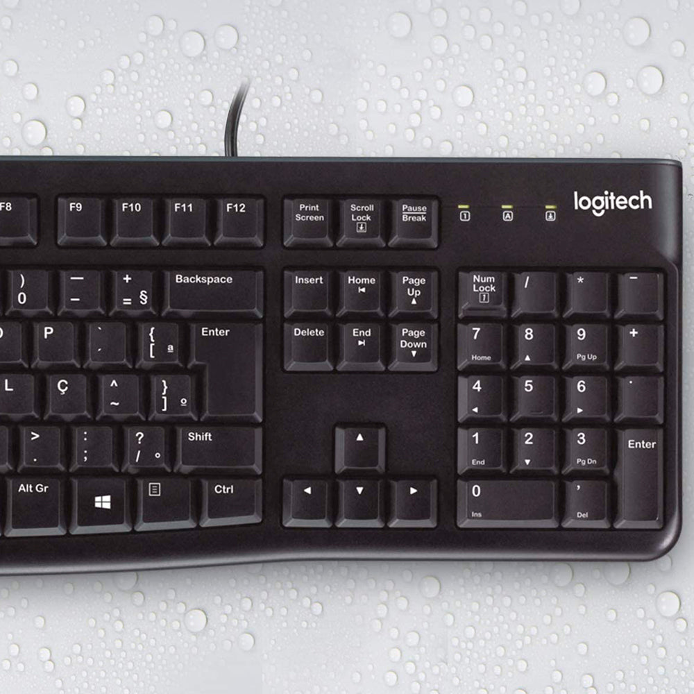 Teclado Logitech K120 USB ABNT2 com Fio