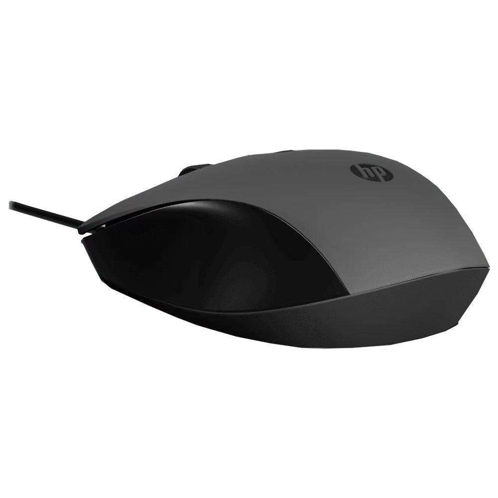 Mouse com Fio HP 240J6AA 3 Botões 1600 DPI Sensor Óptico Ergonômico