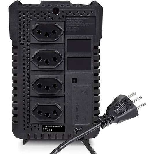 Estabilizador SMS Revolution Speedy 300VA 4 Tomadas