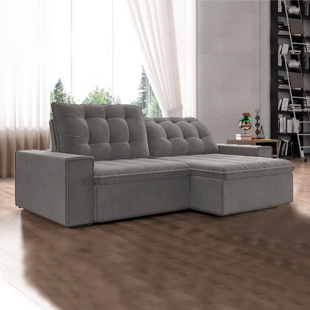 Cabeceira Casal 150cm Estofada Penelope Ortonorte