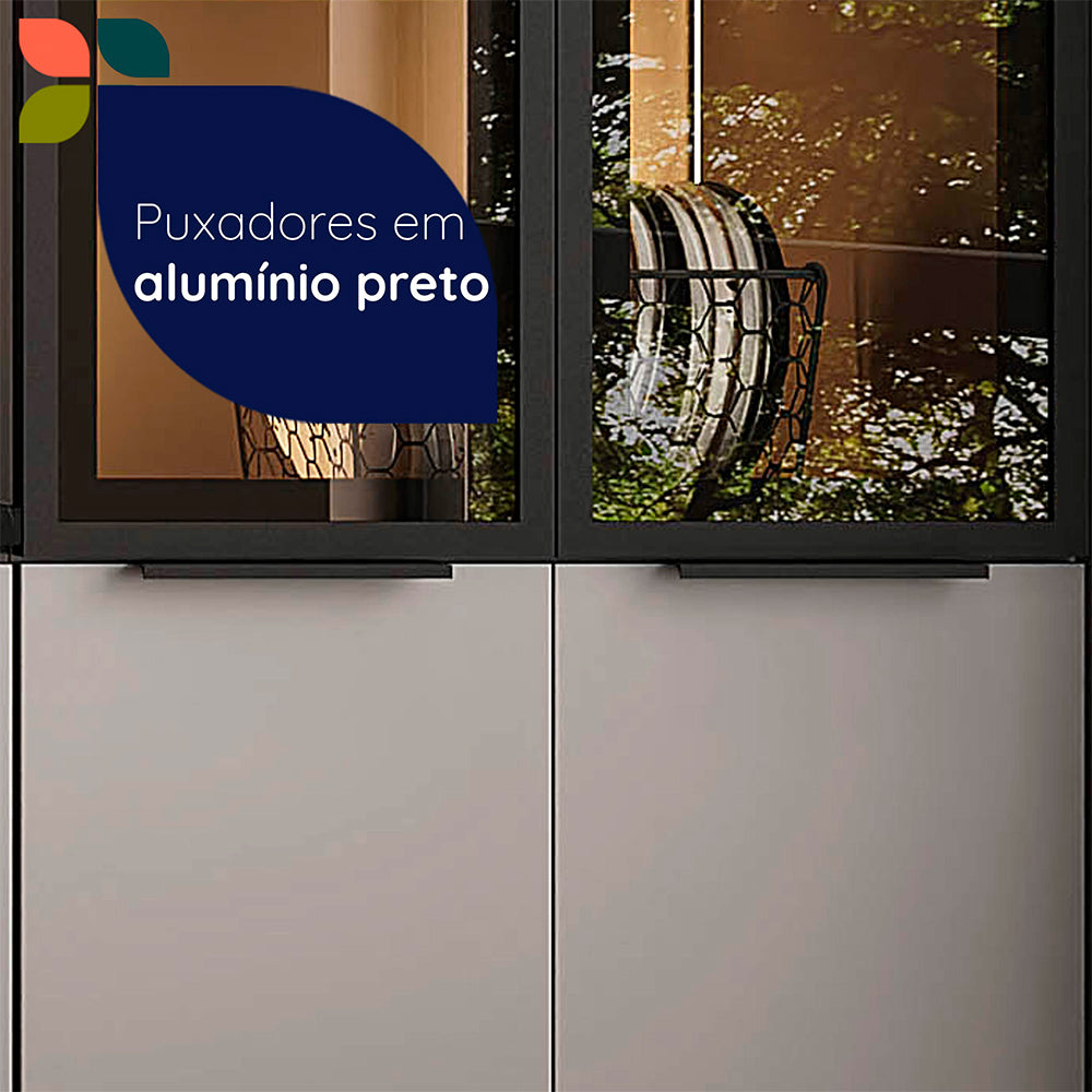 Paneleiro Telasul Lumina 70cm LED 4 Portas