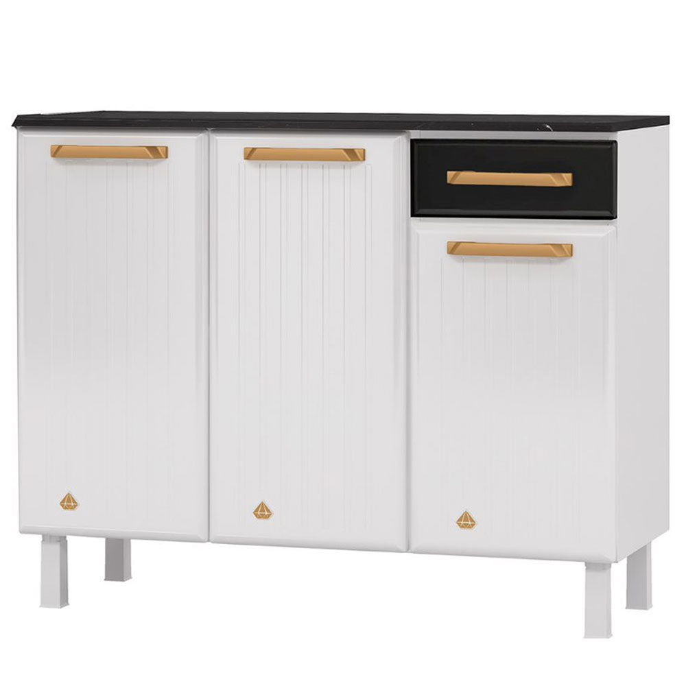 Armário Aéreo 2 Portas MDF Firenze - Henn