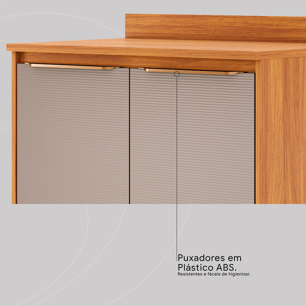 Balcão com Tampo 2 Portas 80cm Plena Demóbile
