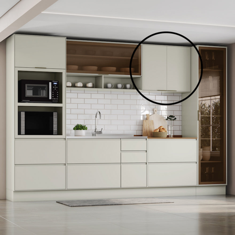 Armário Aéreo 2 Portas MDF Firenze - Henn