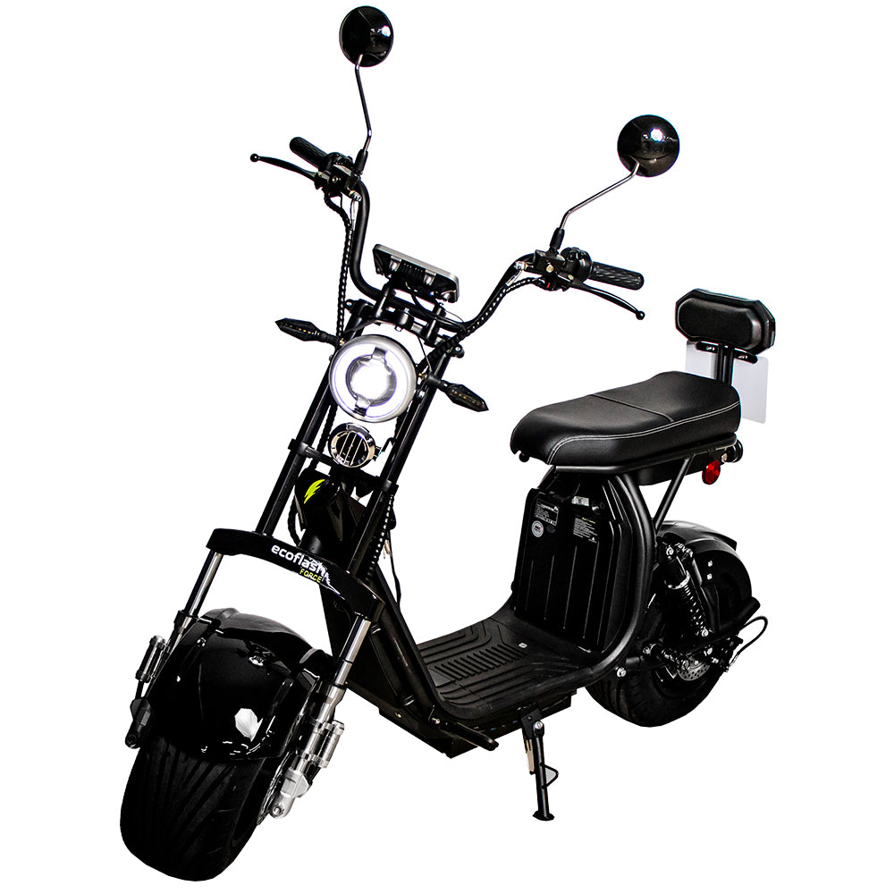 Scooter Elétrica EcoFlash Force 1000W Aro 10 com Freio a Disco Hidráulico