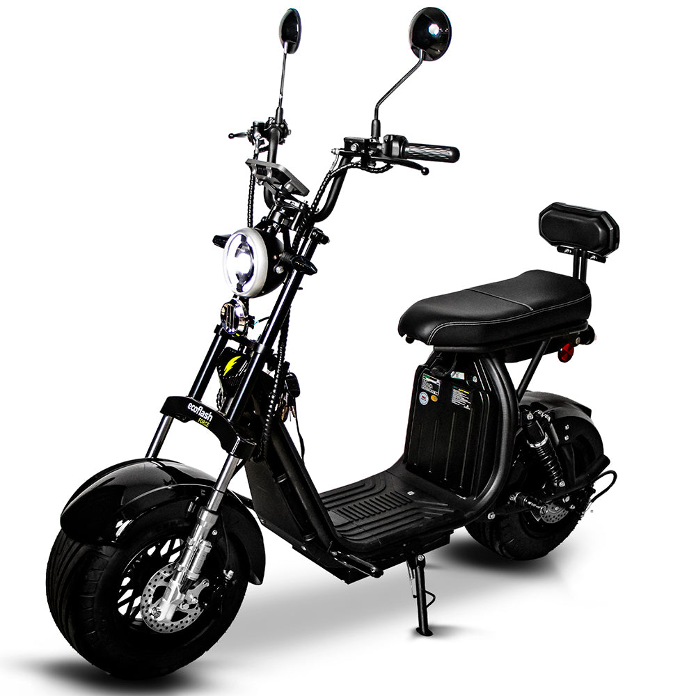 Scooter Elétrica EcoFlash Force 1000W Aro 10 com Freio a Disco Hidráulico