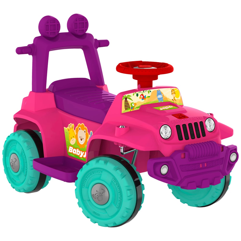 Carro de Passeio a Pedal Infantil Bandeirante Babyjipe Andador