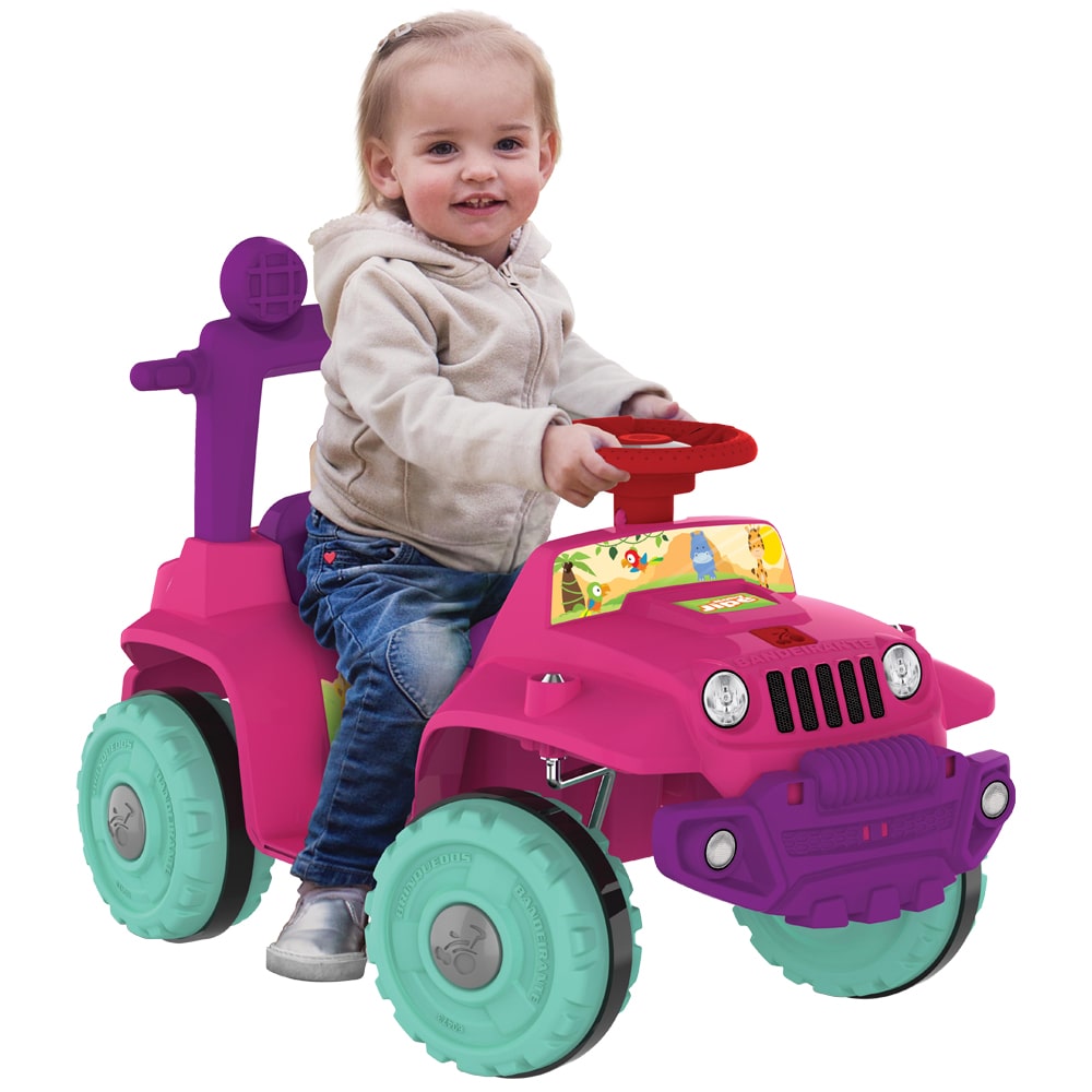 Carro de Passeio a Pedal Infantil Bandeirante Babyjipe Andador