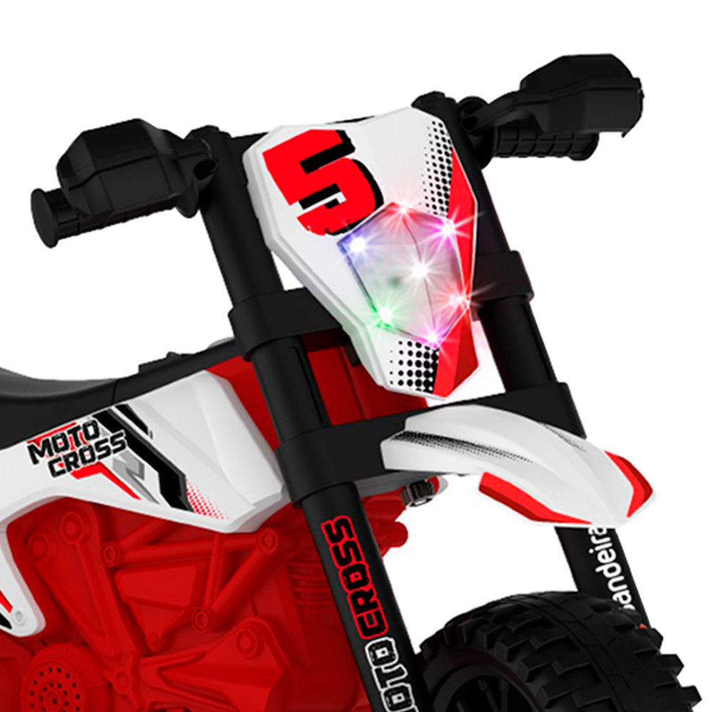 Moto Elétrica Infantil Bandeirante Cross 6V