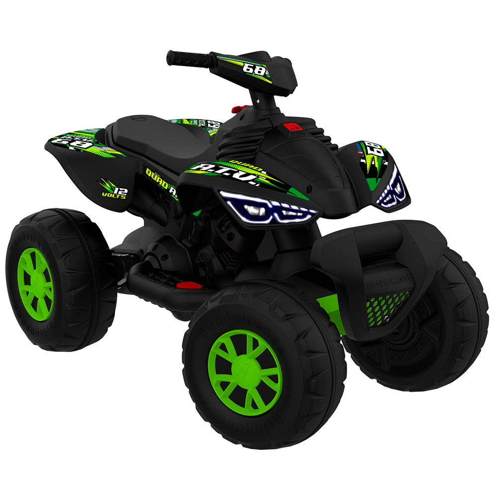 Carro de Passeio a Pedal Infantil Bandeirante Smart Quad com Haste Removível