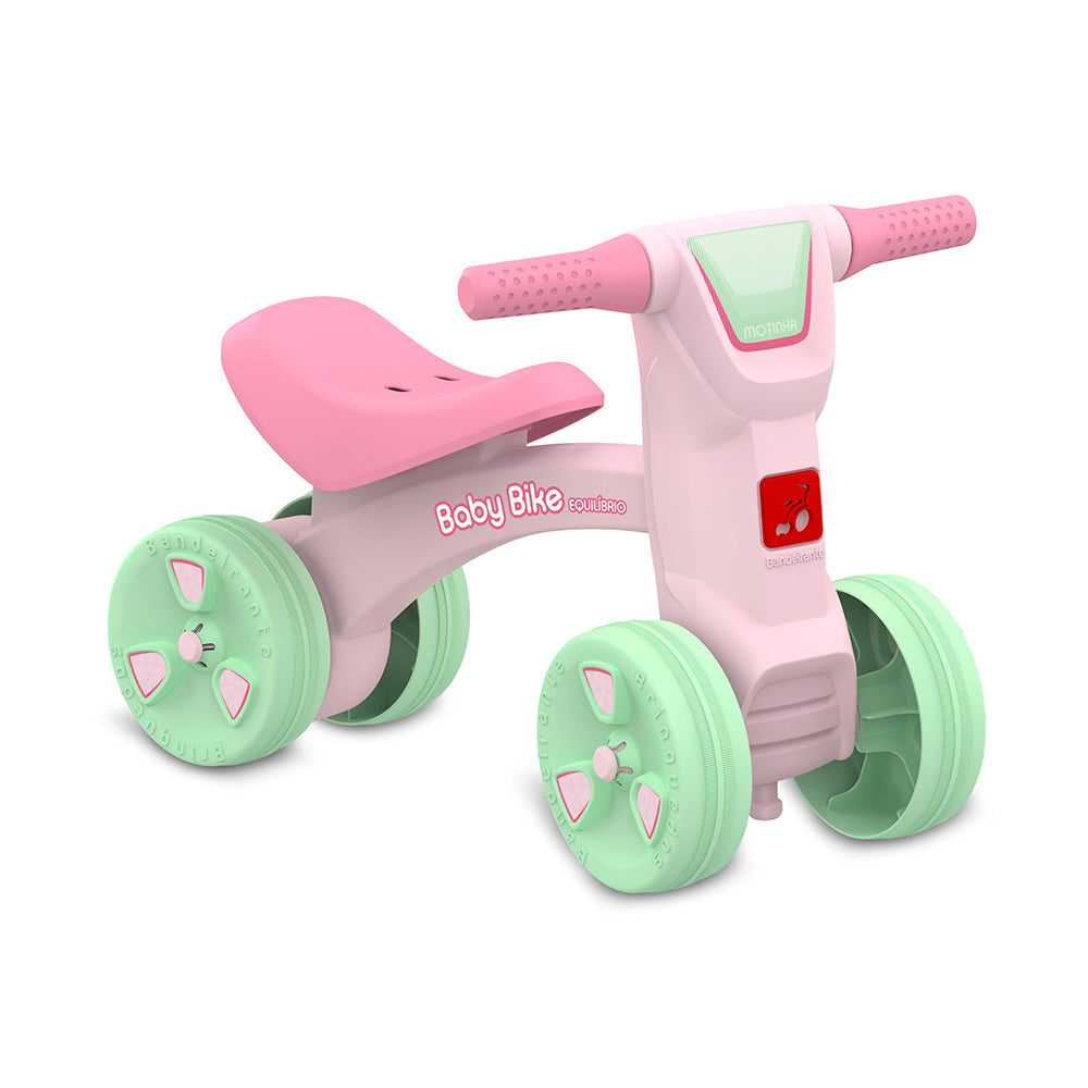 Bandeirante Baby Bike Equilíbrio Motinha - Velotrol para Crianças a Partir de 1 Ano