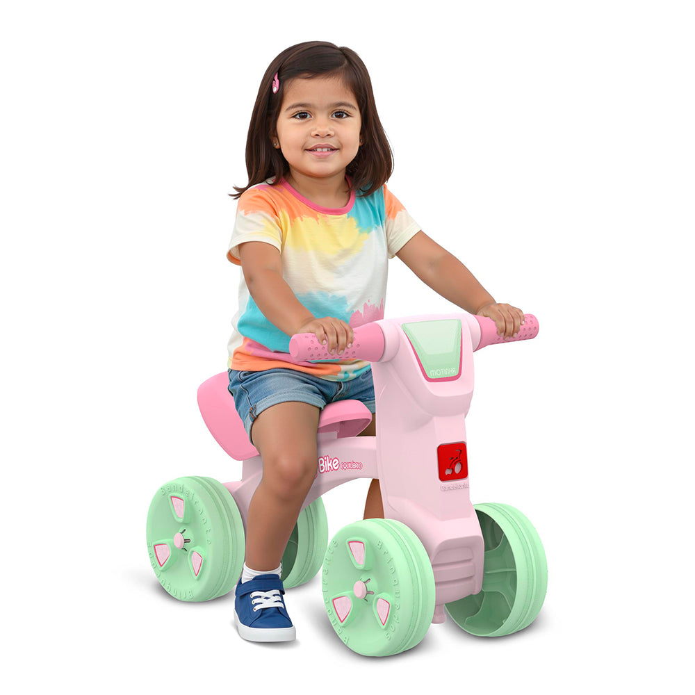 Bandeirante Baby Bike Equilíbrio Motinha - Velotrol para Crianças a Partir de 1 Ano