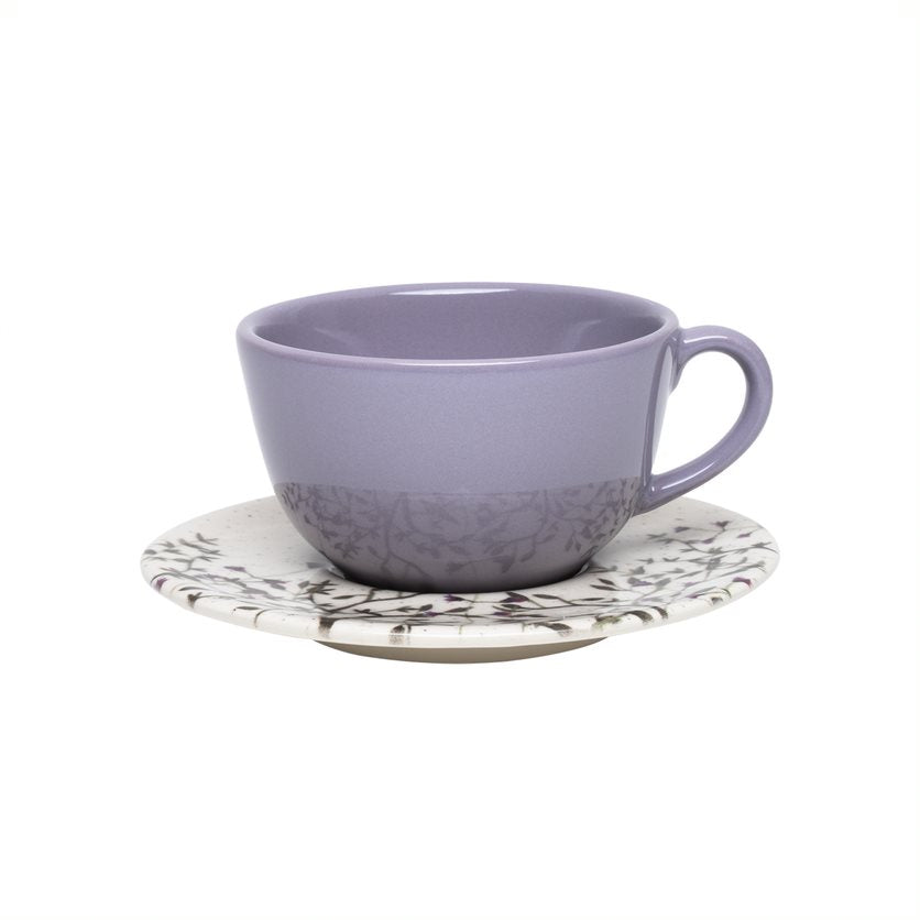 Aparelho de Jantar 20 Peças Cerâmica Unni Lilac Oxford
