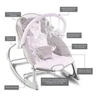 Cadeira de Descanso Bebê Musical Polar Bege 18kgs Maxi Baby