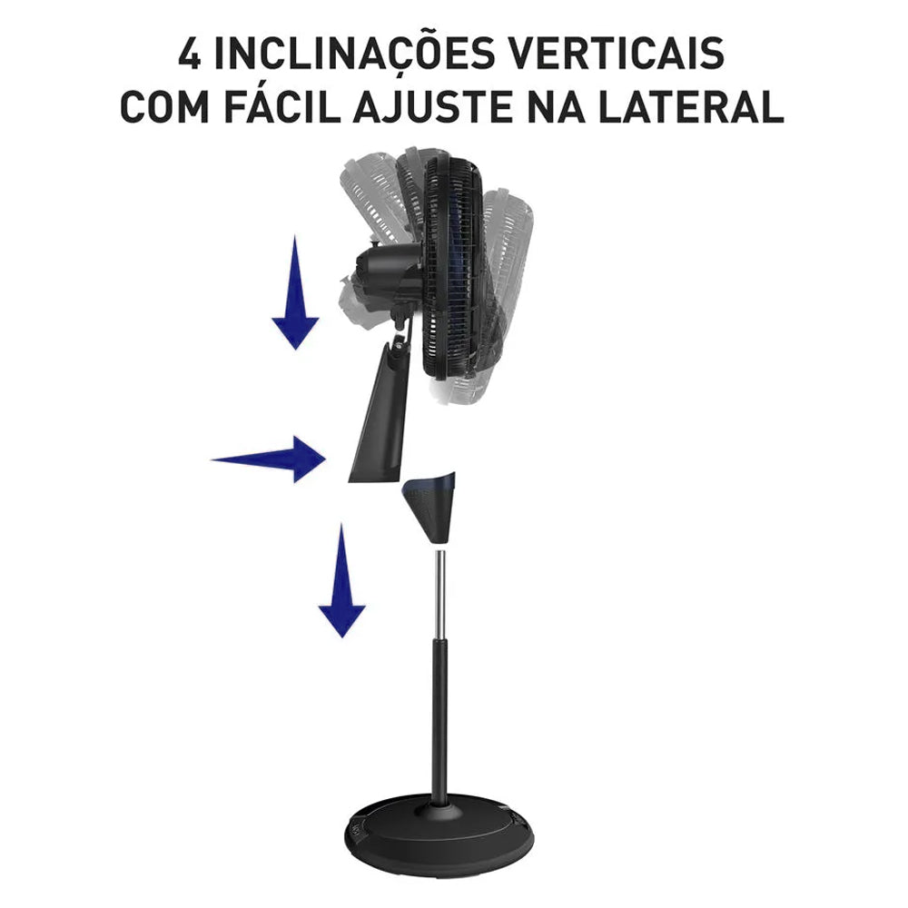 Ventilador de Coluna Arno X-Treme 7 40cm 7 Pás 3 Velocidades 150W VE7C