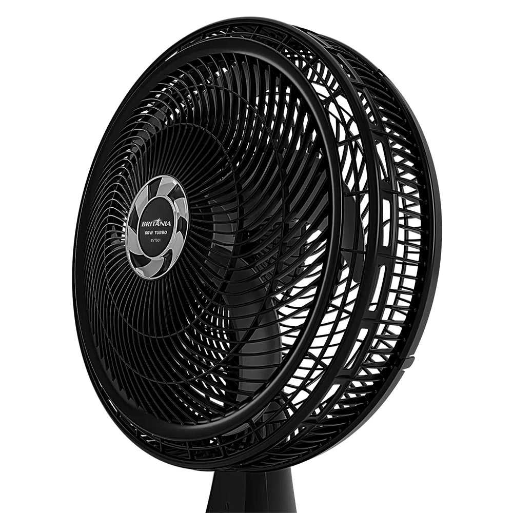 Ventilador de Mesa Britânia Maxx Force 30cm 6 Pás 3 Velocidades 60W BVT301