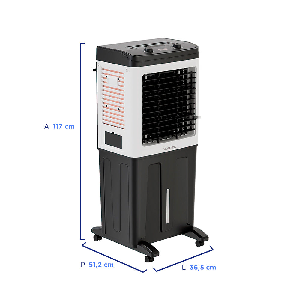 Climatizador de Ar Ventisol Clin80 Pro 80L 3 Velocidades 150W