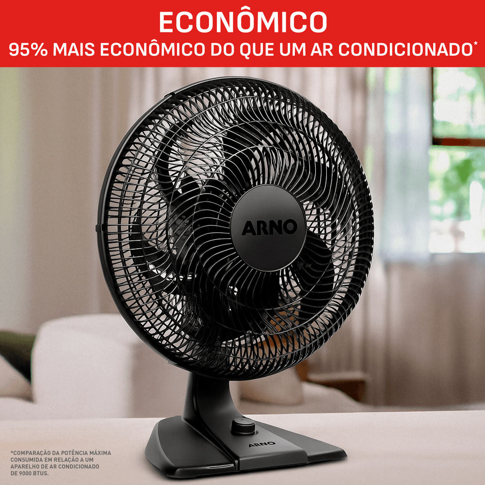 Ventilador de Mesa Arno Essential 40cm 140W VE2E