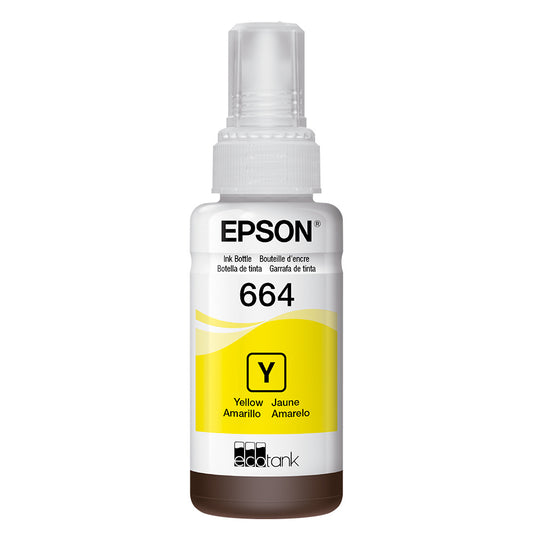 Refil para Tanque de Tinta Epson Amarelo Nº664 até 6.500 Páginas T664420-AL