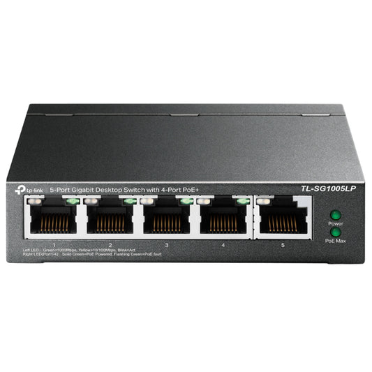 Switch TP-Link TL-SG1005LP Gigabit Profissional 5 Portas 10/100/1000Mbps