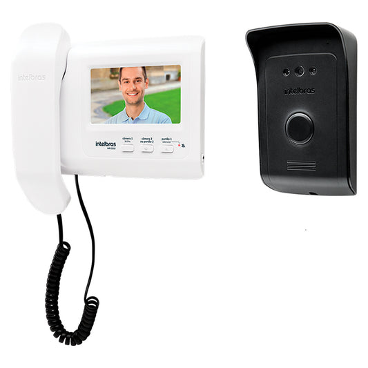 Vídeo Porteiro Intelbras IVR 1010 4,3" com 2 Câmeras